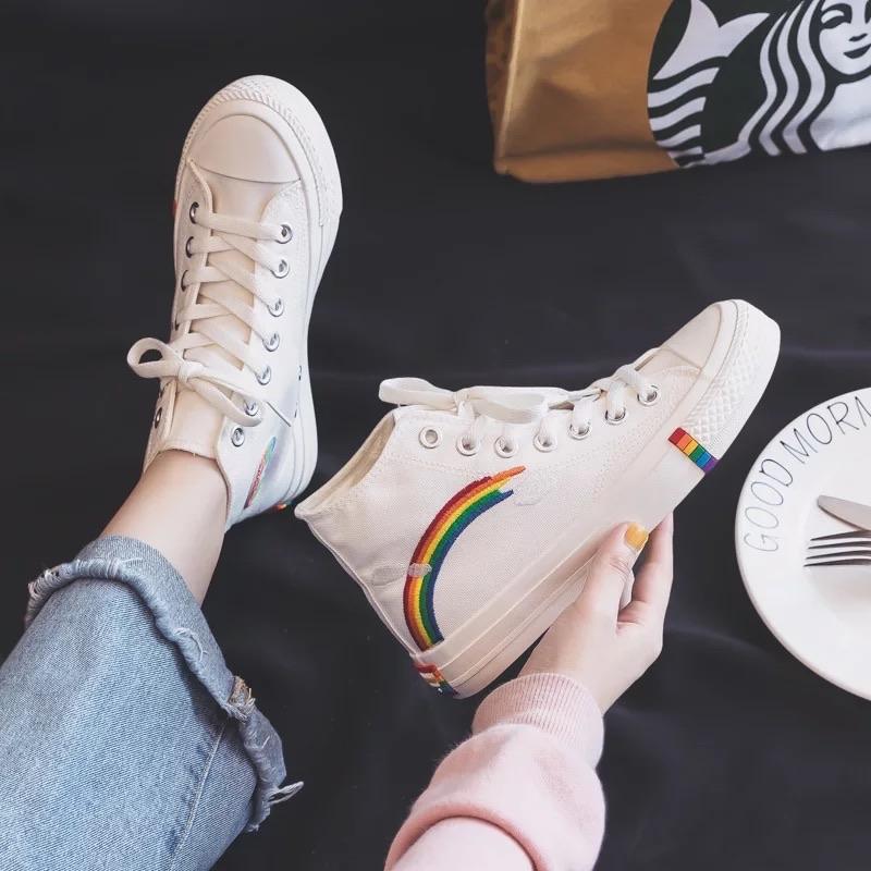 Rainbow Soles Sneakers 🌈 - Sour Puff Shop