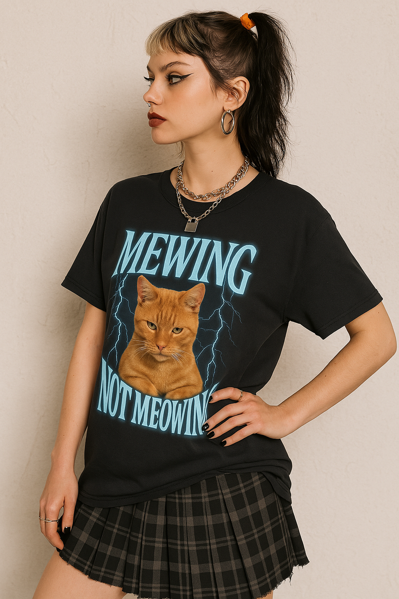 Mewing not meowing T-Shirt