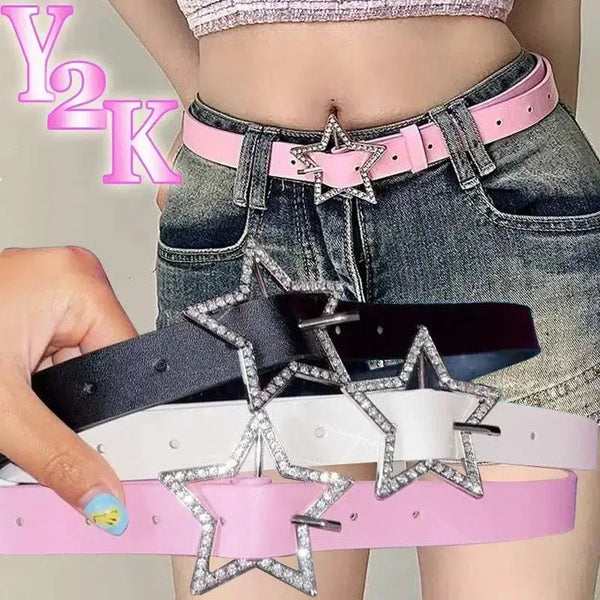 Y2K Star Belt