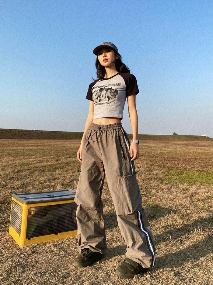 Y2k Cats Graphic Crop Top – Sour Puff Shop