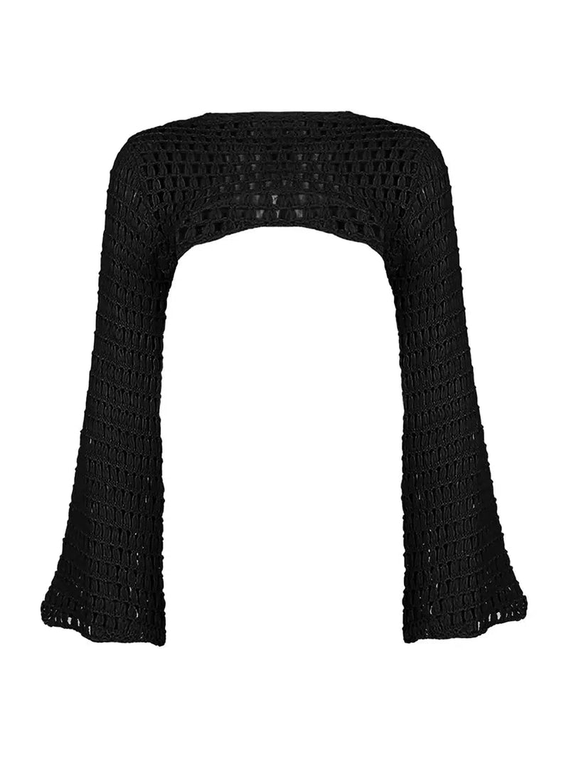 Crochet Knit Shrug Cover Up