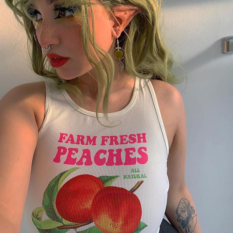 Farm Fresh Peaches Tank Top