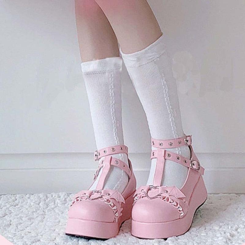 Pink Mary Janes Lolita Shoes