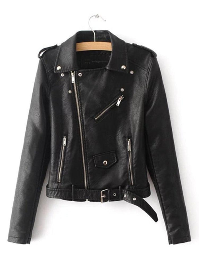ジャケット・アウター [muguet] heart pocket leather jacket muguet ミュゲ heart pocket leather jacket