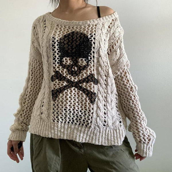 Skull Retro Sweater