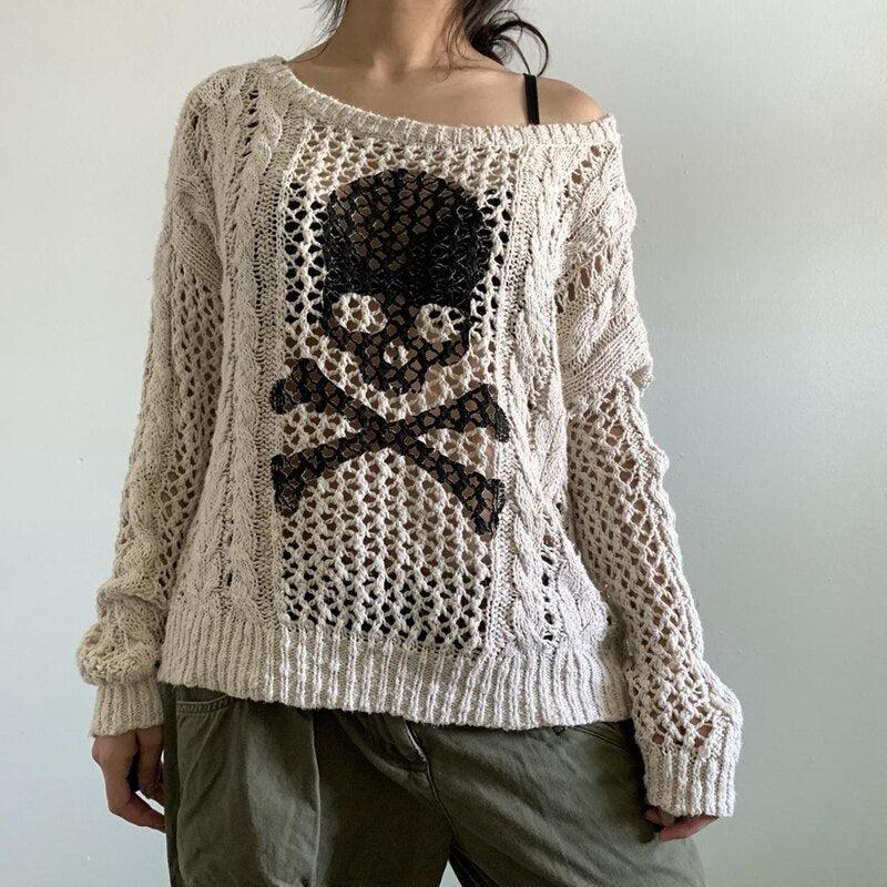 Skull Retro Sweater