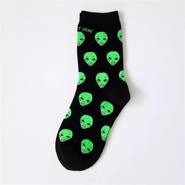 Alien socks 👽🌈 - Sour Puff Shop
