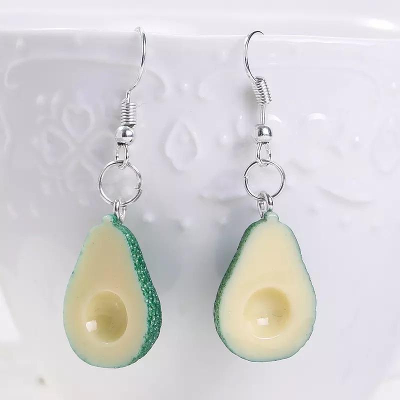 Avocado Drop Earrings 🥑✨ - Sour Puff Shop