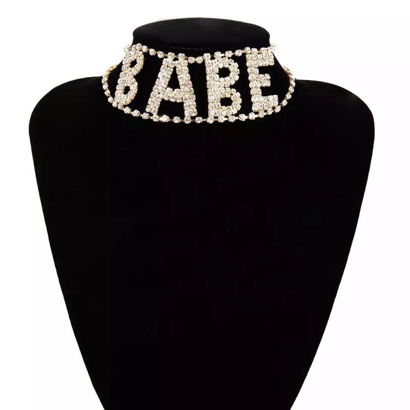 “Babe” Badass Choker Necklace ✨ - Sour Puff Shop