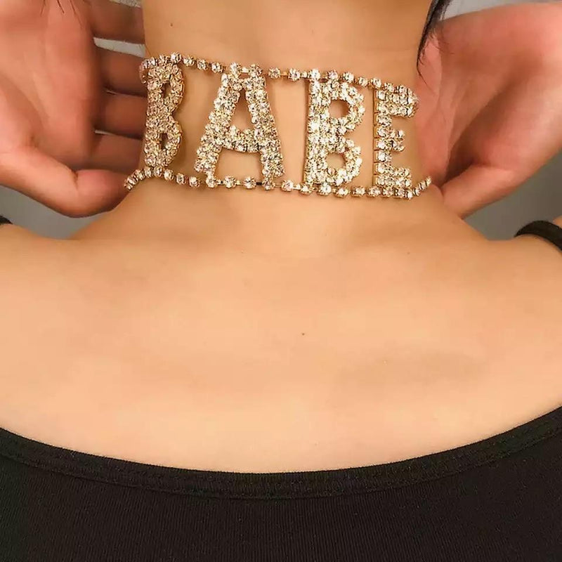 “Babe” Badass Choker Necklace ✨ - Sour Puff Shop