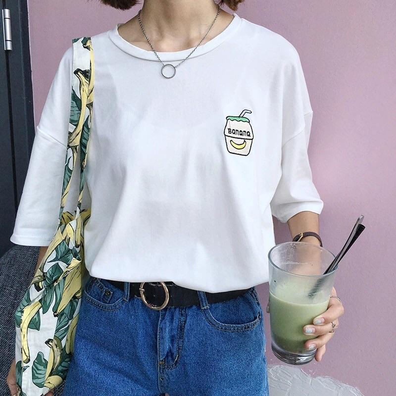 Banana Milkshake T-Shirts 💛 - Sour Puff Shop