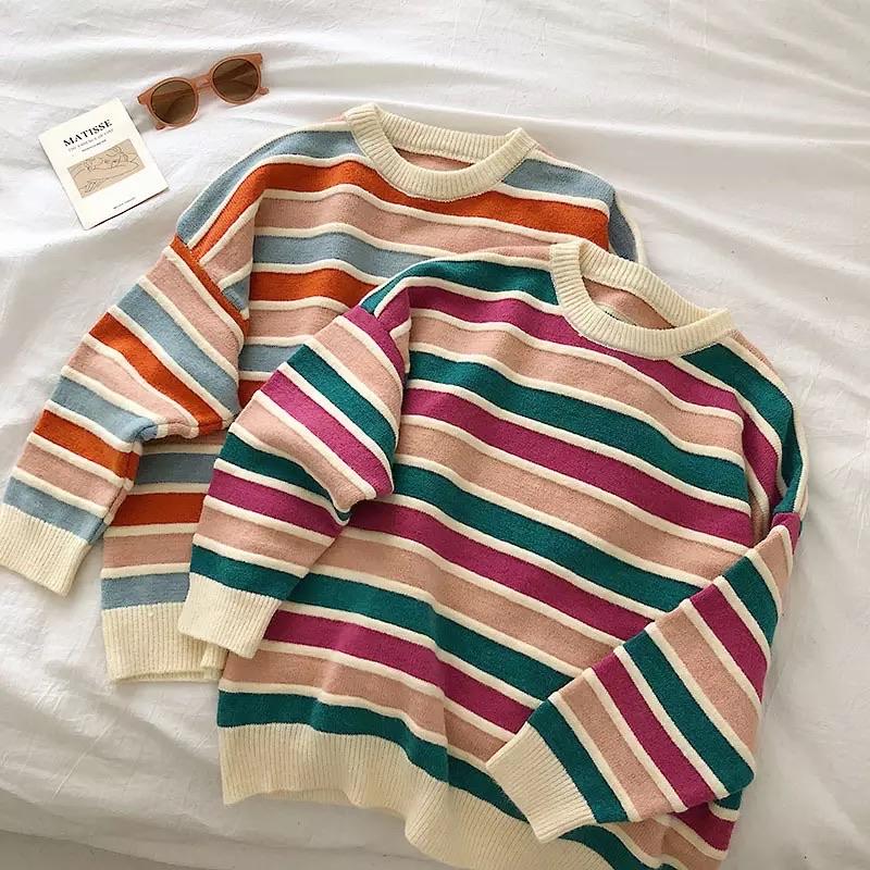 Barker Striped Sweatshirt - Sour Puff Shop