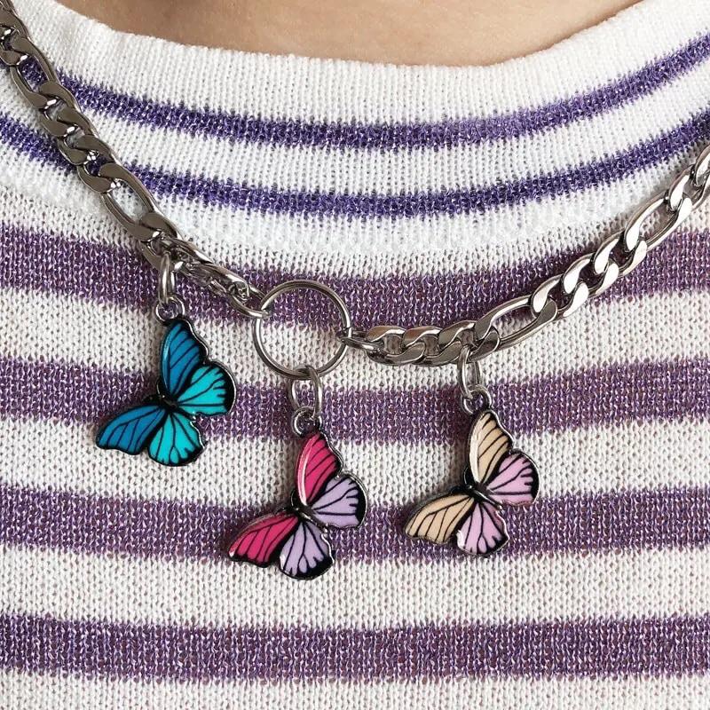 Butterfly Chain Necklace - Sour Puff Shop