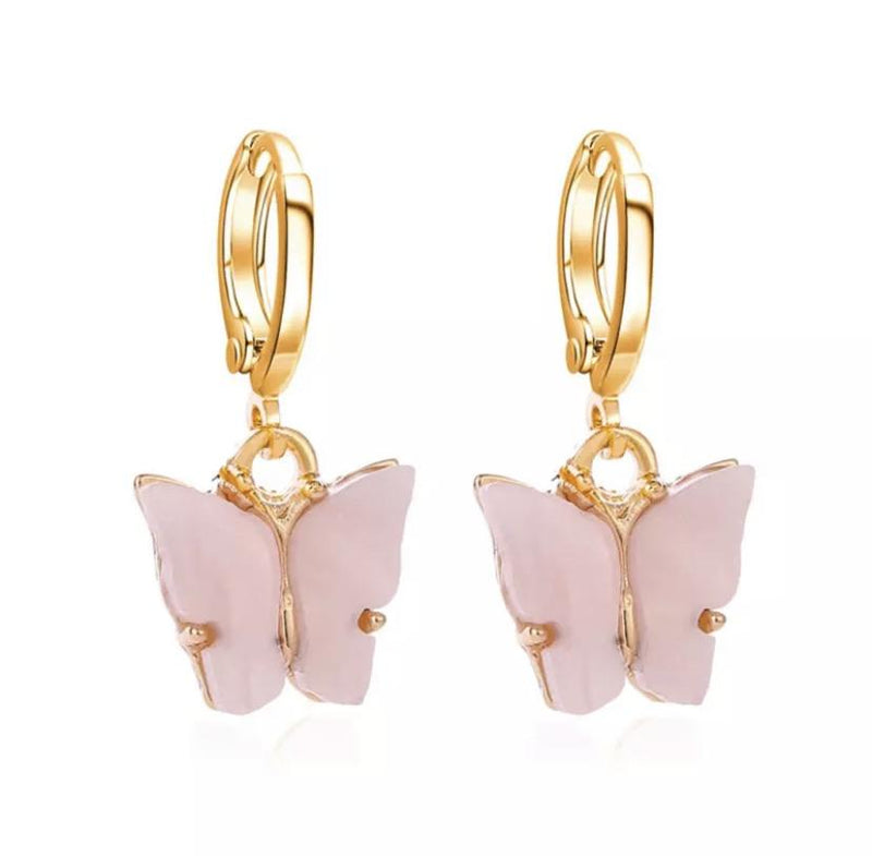 Butterfly hoop earrings 🦋✨ - Sour Puff Shop