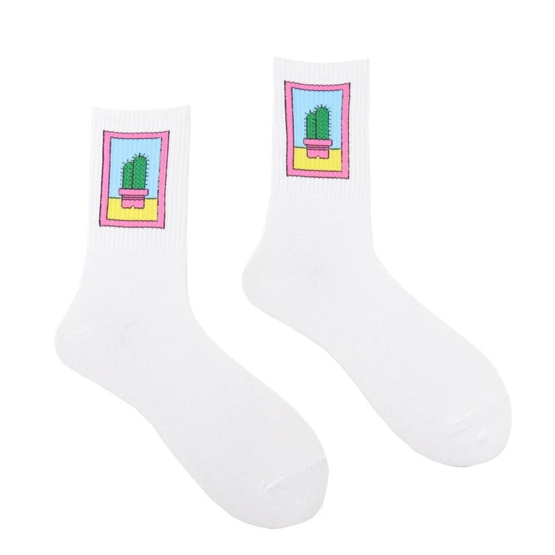 Cactus Framed Socks 🌵💕 - Sour Puff Shop
