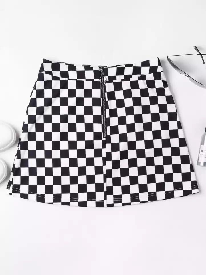 Checkered skirt 🖤 - Sour Puff Shop