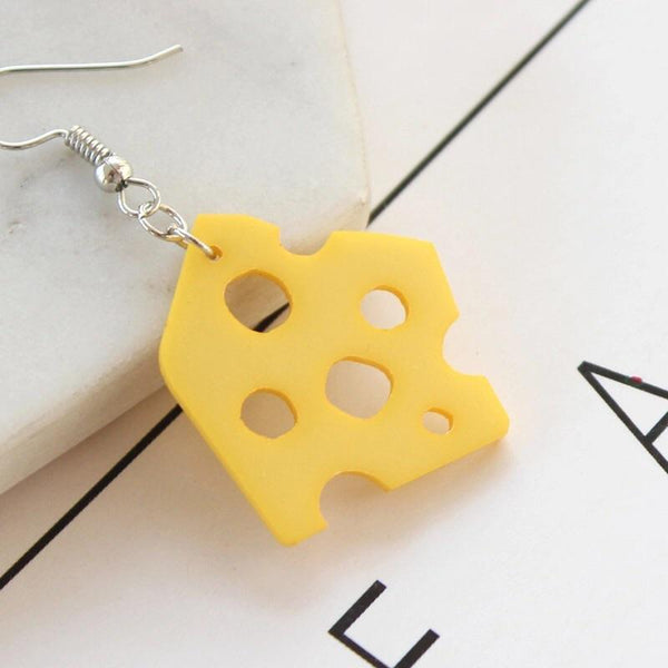 Cheese Lover Earrings ⚡️ - Sour Puff Shop