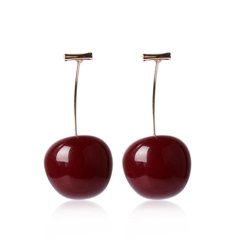 Cherry Drop Earrings 🍒 - Sour Puff Shop