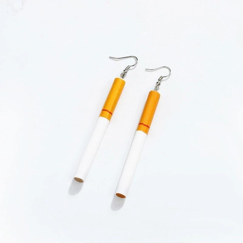 Cigarette Puff Earrings 🚬✨ - Sour Puff Shop