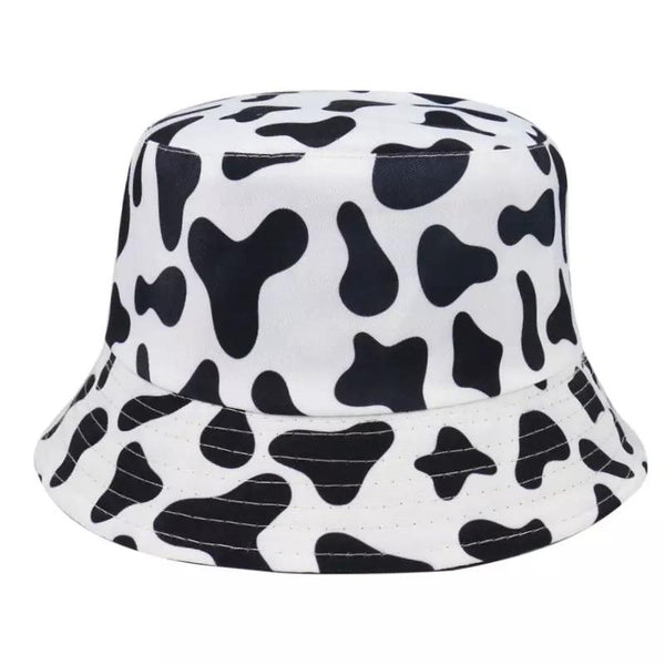 Cow Pattern Reversible Bucket Hat 🐮 - Sour Puff Shop