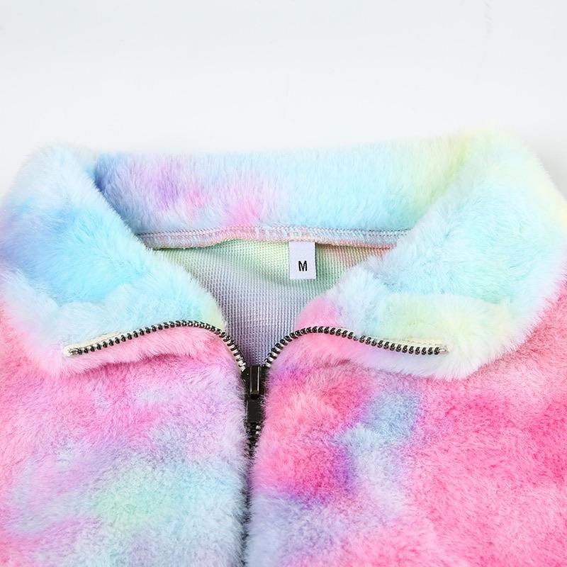 Cropped Pastel Teddy Bear Jacket 🧸💕 - Sour Puff Shop