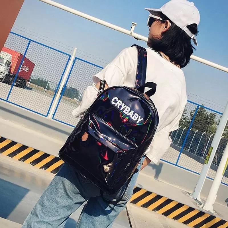 crybaby holographic mini backpack Crybaby Holographic Backpacks 💧✨
