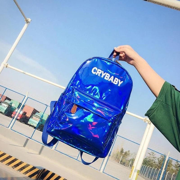 Crybaby Holographic Backpacks