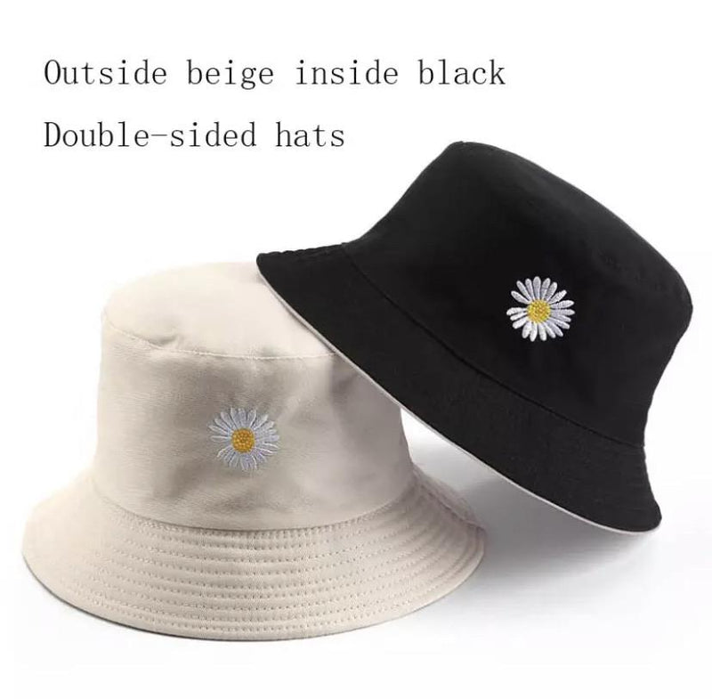 Daisy Reversible Bucket Hats 🌼 - Sour Puff Shop