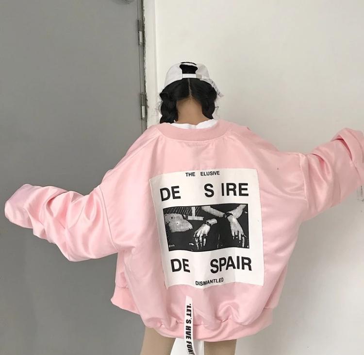 “Desire/Despair” Oversized Jacket - Sour Puff Shop