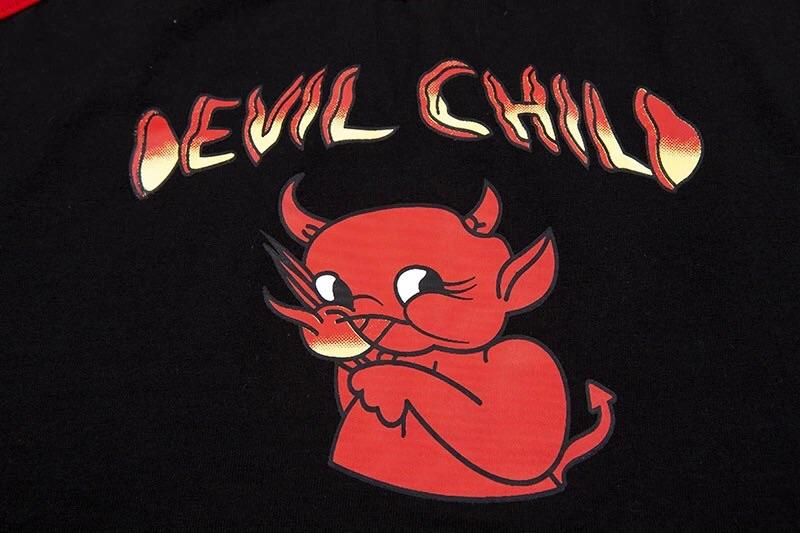 DEVIL CHILD CROP TOP - Sour Puff Shop