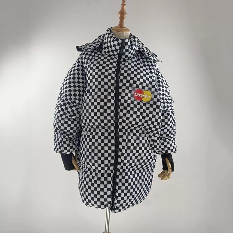 Disaster Checkered Puffer Jacket ⚡️ - Sour Puff Shop