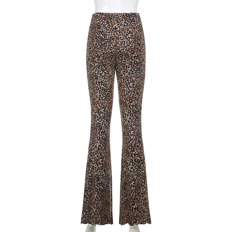 Dolly Leopard Pants 🍂 - Brown Pants - Sour Puff Shop