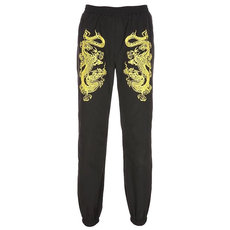 Dragon Black Pants 🐉 - Sour Puff Shop