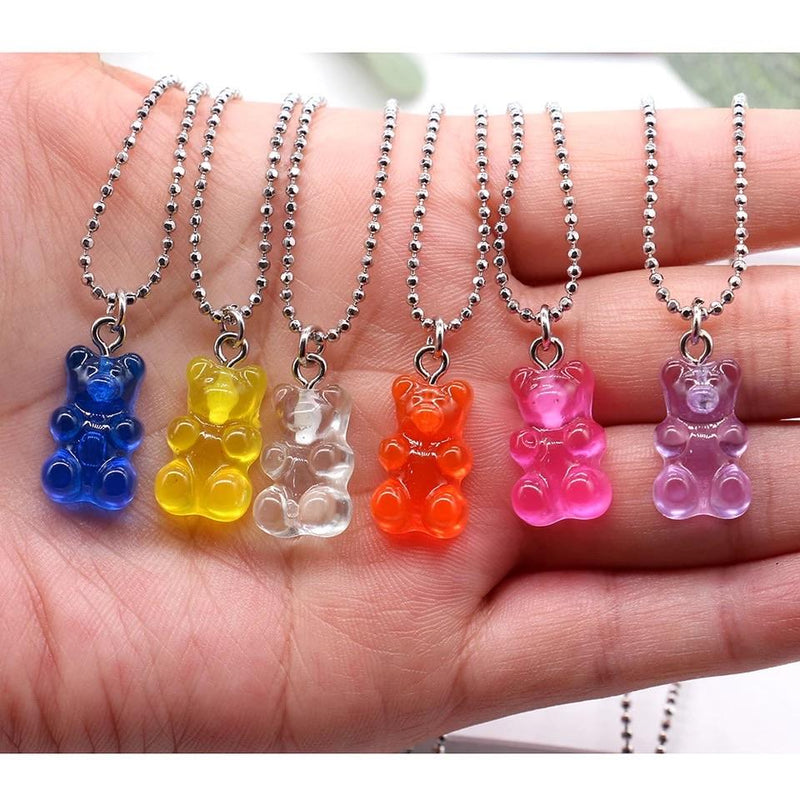 Gummy Bear Single Chained Necklaces 🍬 - Sour Puff Shop