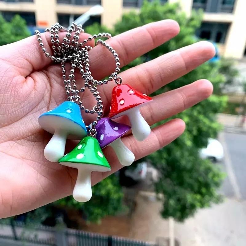 Happy Mushroom Necklace 🍄