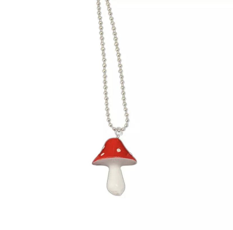 Happy Mushroom Necklace 🍄 - Sour Puff Shop