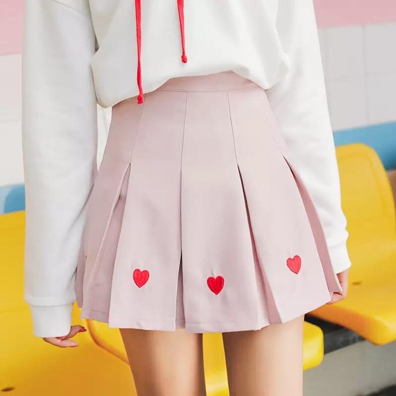 ❣️Heart-Linked Mini Skirts ❣️ - Sour Puff Shop