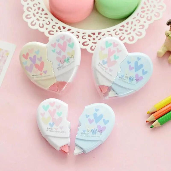 Heart pieces correcting tape 💘 - Sour Puff Shop