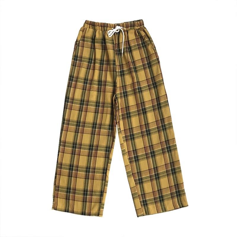 High Waist Checkered Pants 💫 - Sour Puff Shop