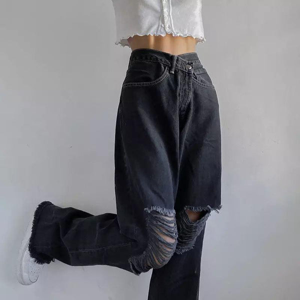 Roxi Gray Jeans ✨ - Sour Puff Shop