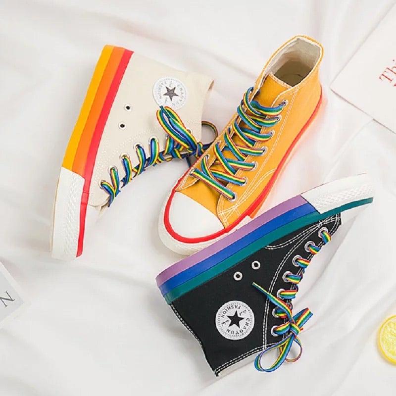 Overload Rainbow Sneakers - Sour Puff Shop