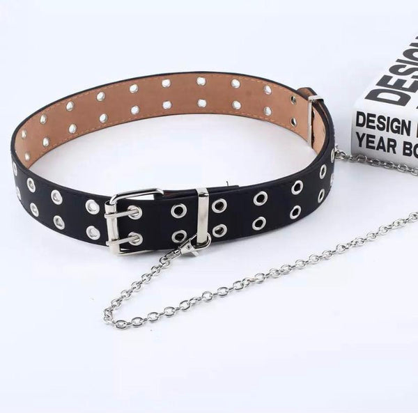 Grunge double pinned belt - Sour Puff Shop