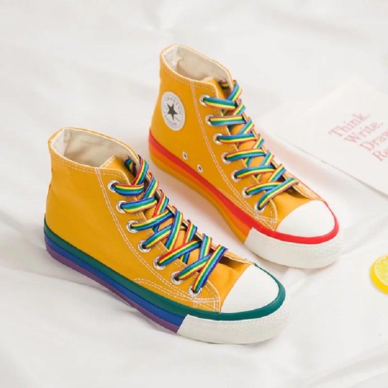 Overload Rainbow Sneakers - Sour Puff Shop