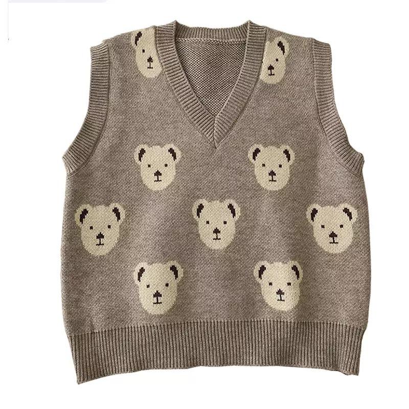 Bear Sweater Vest 🐻🎞 - Sour Puff Shop