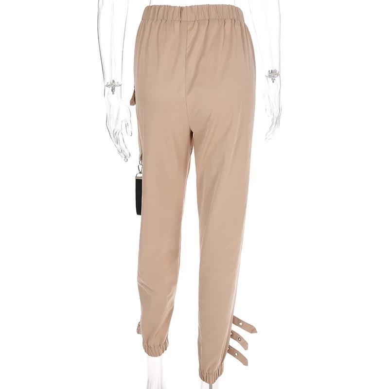 Khaki Cargo Pants - Street Trousers - Sour Puff Shop