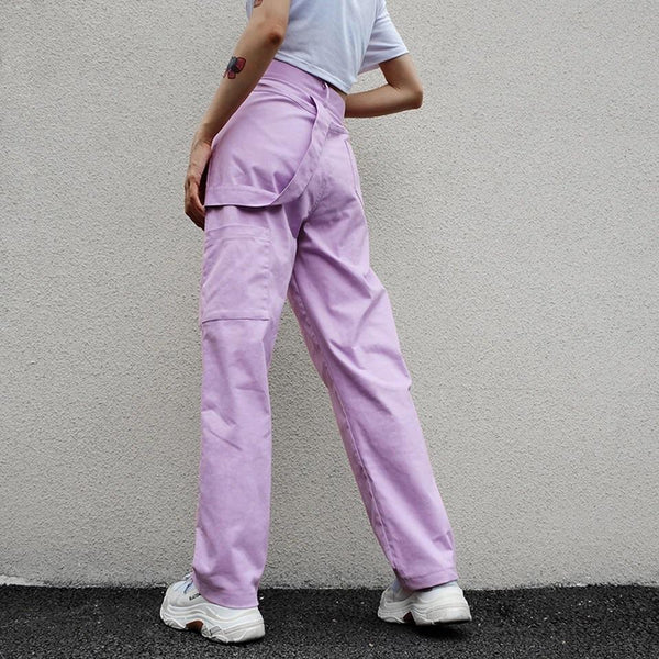 Lilac Cargo Pants 💞🍬 - Sour Puff Shop