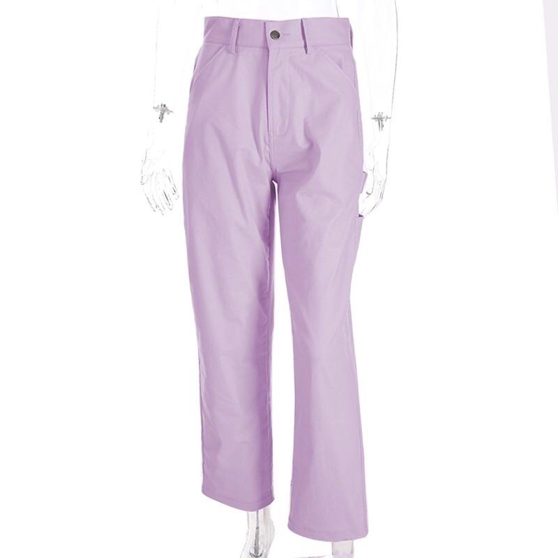 Lilac Cargo Pants 💞🍬 - Sour Puff Shop