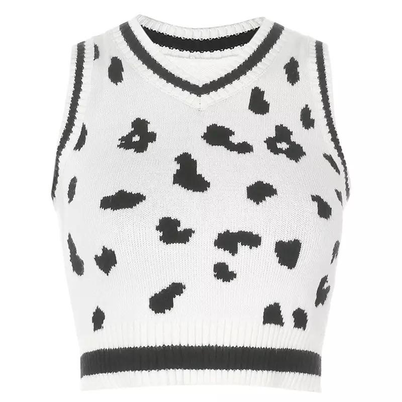 MOO-D Sweater Vest 🐮🖤 - Sour Puff Shop