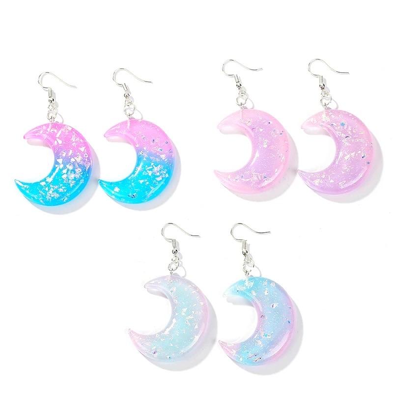 Moon Crest Earrings 🌙💕 - Sour Puff Shop