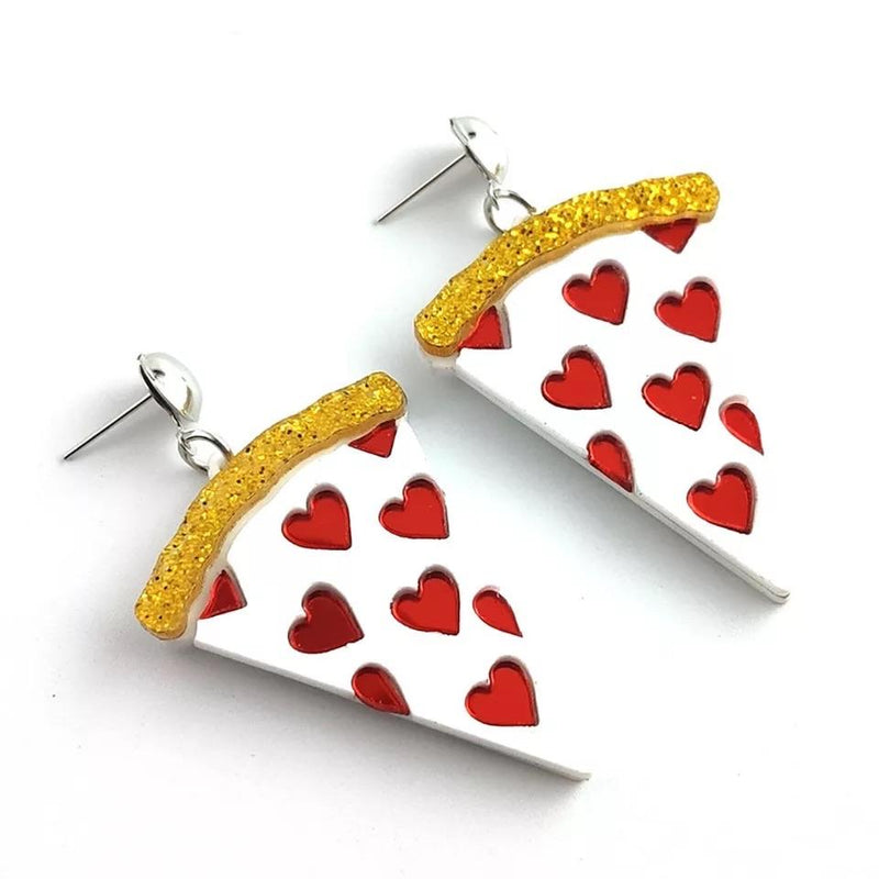 Pizza of Love Earrings 🍕 - Sour Puff Shop